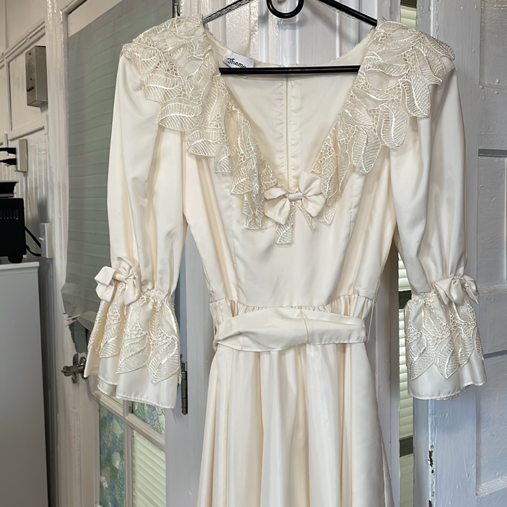 Vintage ivory dress